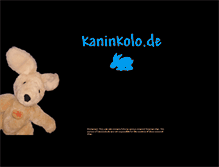 Tablet Screenshot of kaninkolo.de